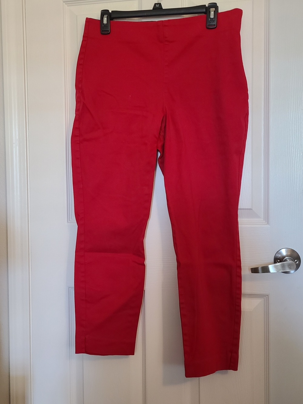 Old Navy Red Slim Ankle Pants